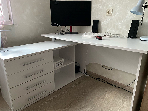 Компьютерный стол КСТ-109Л венге фото покупателя 26