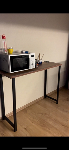 Барная стойка Дилан Лофт 120х40х98 дуб делано темный фото покупателя 84