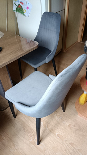 Стул на металлокаркасе Kora green / black фото покупателя 206