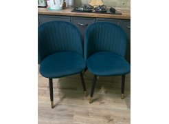 Стул на металлокаркасе Gabi 1 gray / black фото покупателя 574