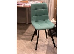 Стул на металлокаркасе Чилли синяя ткань / белый фото покупателя 149