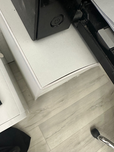 Письменный стол СПм-25 левый дуб сонома фото покупателя 42