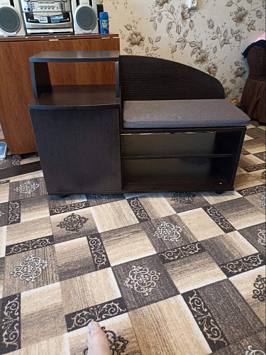 Обувница Аврора дуб млечный / венге фото покупателя 6