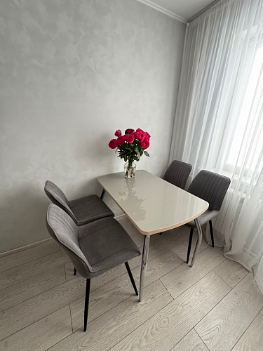 Стул на металлокаркасе Седа К кирпичный / черный фото покупателя 350