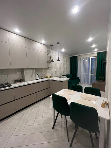 Стул на металлокаркасе Чилли К черный / зеленый фото покупателя 193