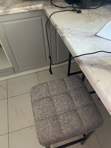 Барный стул Лофт линкольн белый / белый матовый фото покупателя 259