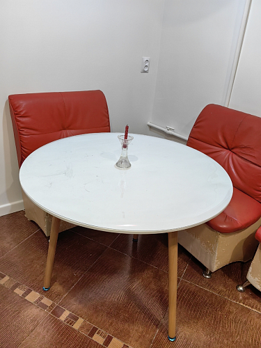 Стол Lorini 80 white / wood фото покупателя 6