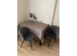 Стул на металлокаркасе Gabi gray / black фото покупателя 361