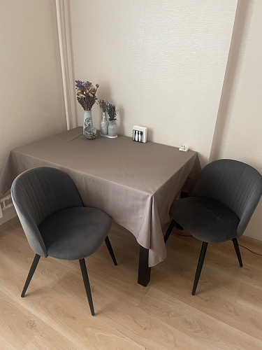 Стул на металлокаркасе Gabi gray / black фото покупателя 361