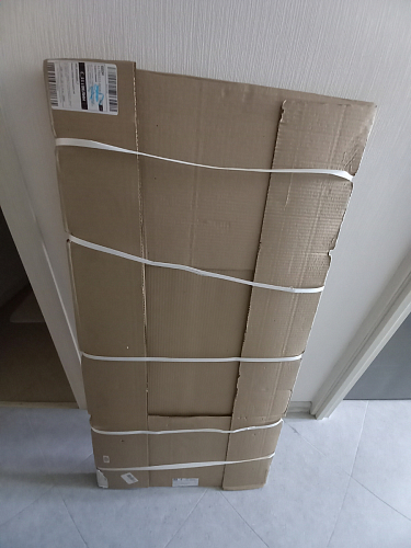 Деревянный стол Барон О 200 х 90 белая пленка шагрень / черный фото покупателя 31