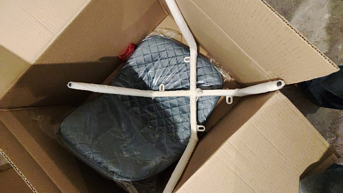 Стул на металлокаркасе Capri dark beige / white фото покупателя 51