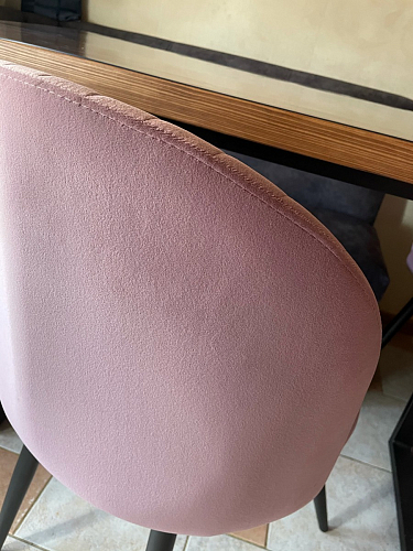 Стул на металлокаркасе Gabi 1 темно-серый / черный фото покупателя 342