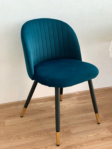 Стул на металлокаркасе Gabi latte / gold / black фото покупателя 335