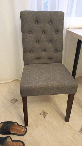 Стул Amelia dark walnut / fabric purple фото покупателя 1