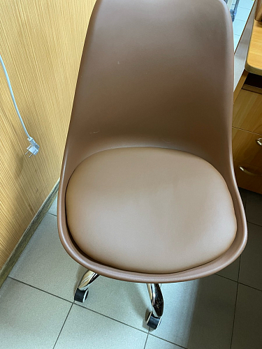 Компьютерное кресло Kolin с подушкой clear / white фото покупателя 213