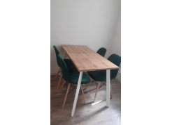 Стол Тринити Лофт 120 32 мм бетон / черный матовый фото покупателя 688