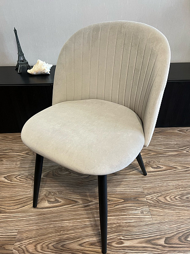 Стул на металлокаркасе Gabi latte / gold / black фото покупателя 821