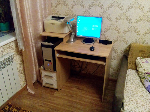 Стол компьютерный Джаз-24 правый венге фото покупателя 156