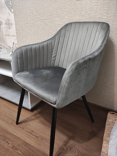 Стул на металлокаркасе Slam синий фото покупателя 129