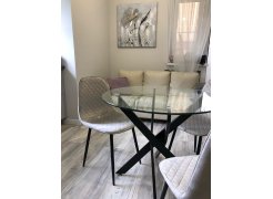 Стул на металлокаркасе Capri pink / wood фото покупателя 3