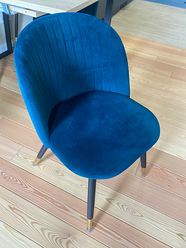 Стул на металлокаркасе Gabi 1 light purple / black фото покупателя 358