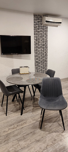 Стул на металлокаркасе Седа 360 К латте (velutto 08) / белый фото покупателя 236