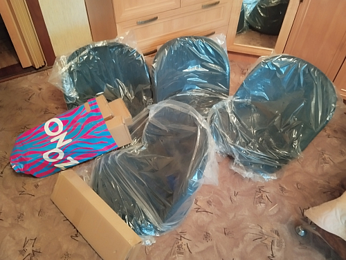 Стул на металлокаркасе Gabi gray / black фото покупателя 823