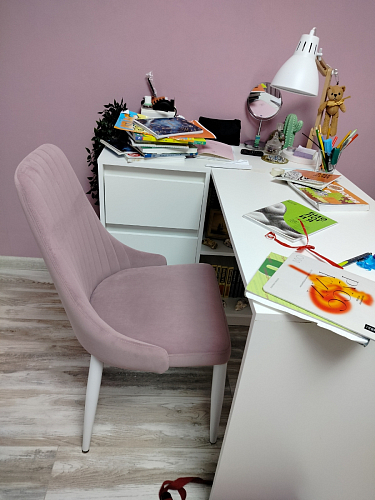 Стул на металлокаркасе Kora black / gray фото покупателя 186