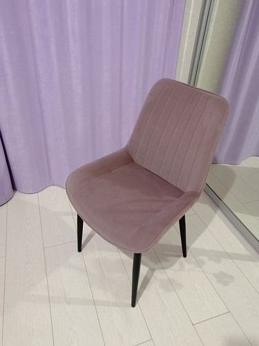 Стул на металлокаркасе Seda light purple фото покупателя 9