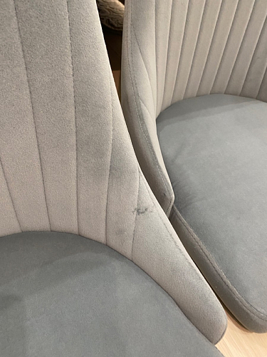 Стул на металлокаркасе Kora light purple / black фото покупателя 22