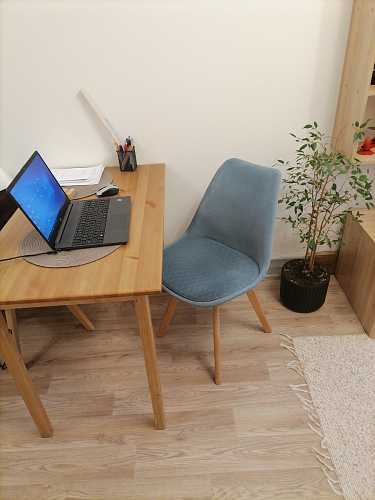 Деревянный стул Bonuss light gray / wood фото покупателя 22