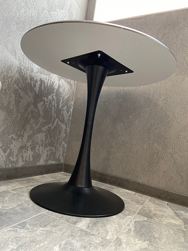 Стол Тулип 90х73 дуб вотан / белый фото покупателя 24