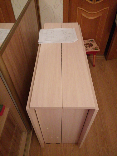 Стол обеденный раздвижной СтК7 дуб молочный фото покупателя 17