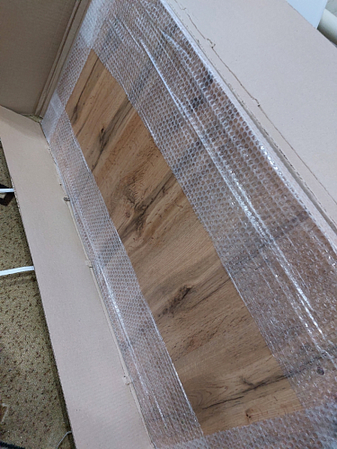 Стол Тринити Лофт 120 32 мм дуб галифакс табако / черный матовый фото покупателя 139