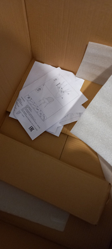 Стул на металлокаркасе Gabi 1 light blue / black / gold фото покупателя 956