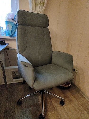 Компьютерное кресло Charm серое фото покупателя 18