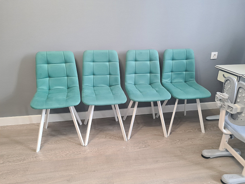 Комплект стульев Чилли 4 шт темно-серый / черный фото покупателя 570