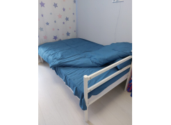 Односпальная кровать Фади 80х200 черная фото покупателя 293