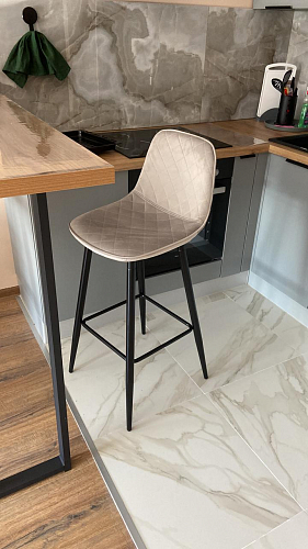 Барный стул Лофт катания лаванда / белый матовый фото покупателя 31