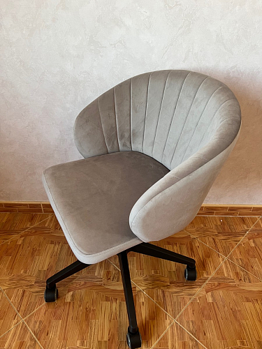 Компьютерное кресло Пард confetti silver серый / черный фото покупателя 10