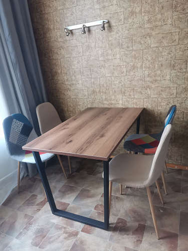 Стол Лота Лофт 120 25 мм сабия / белый матовый фото покупателя 118