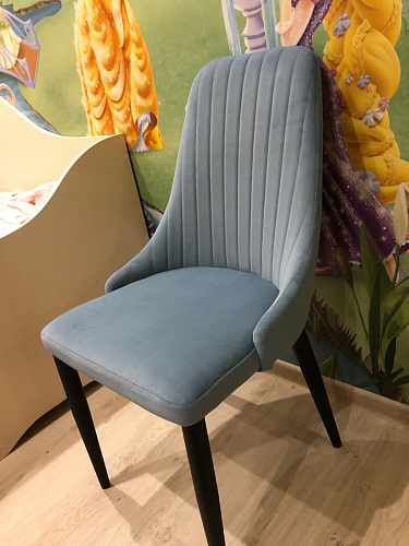 Стул на металлокаркасе Kora dark gray / black фото покупателя 19