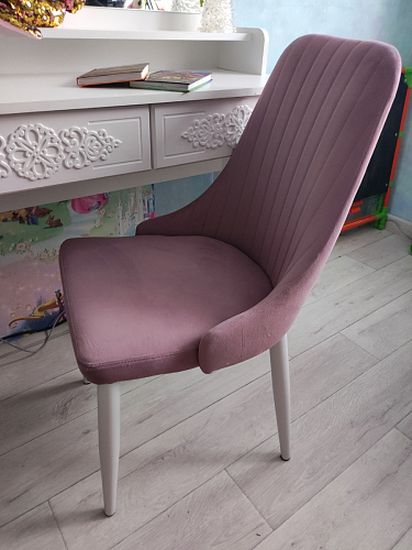 Стул на металлокаркасе Kora gray / black фото покупателя 462