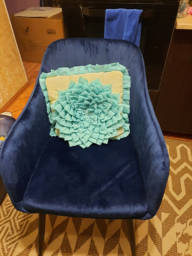 Стул на металлокаркасе Slam dark blue фото покупателя 9