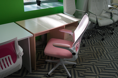 Компьютерное кресло Konfi gray / blue / white из шоурума 5