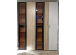 Витрина Стокгольм П02-400 дуб сонома / софт черный фото покупателя 1