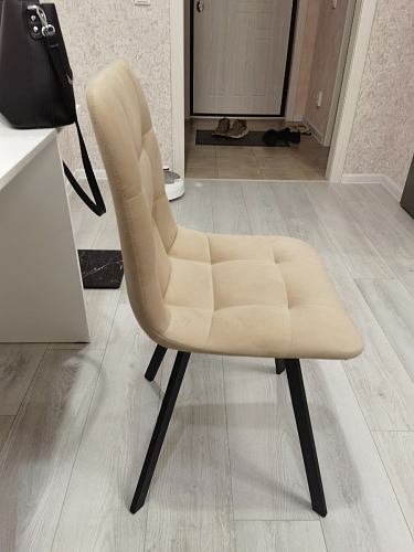 Комплект стульев Чилли 2 шт бежевый / черный фото покупателя 277