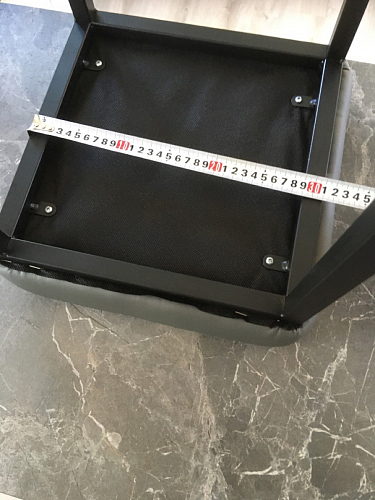 Барный стул Лофт ткань канди грей / черный матовый фото покупателя 305