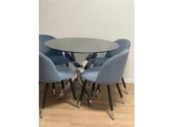 Стул на металлокаркасе Gabi 1 gray / black фото покупателя 646