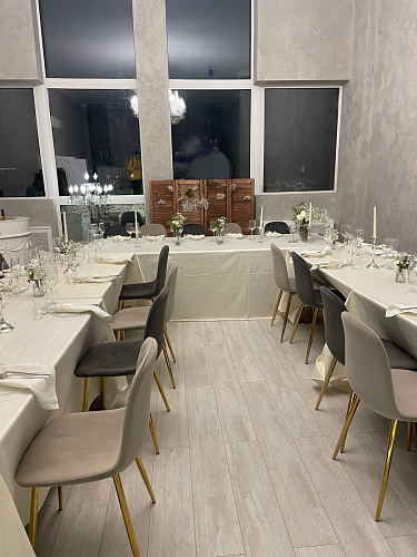 Стул на металлокаркасе Dabl 01 champagne / gold фото покупателя 17